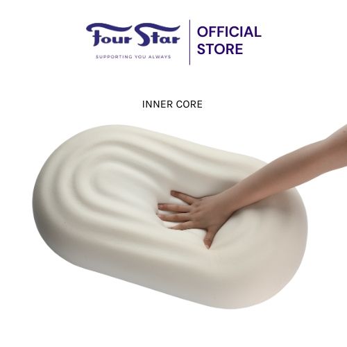 Four Star Ergo Oval Pillow | Smooth Concave
