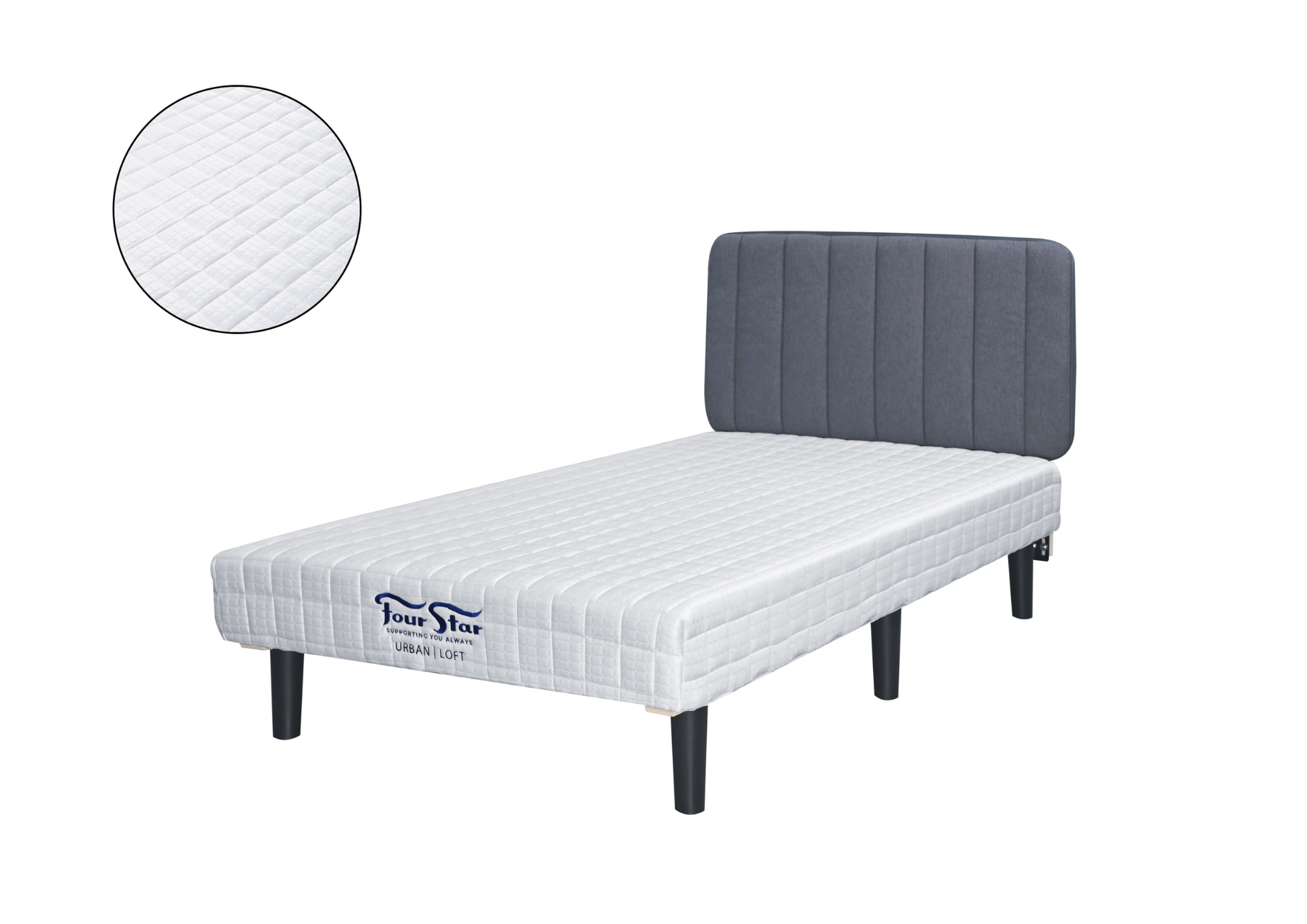 Four Star Urban Loft Pocket Spring Bedset